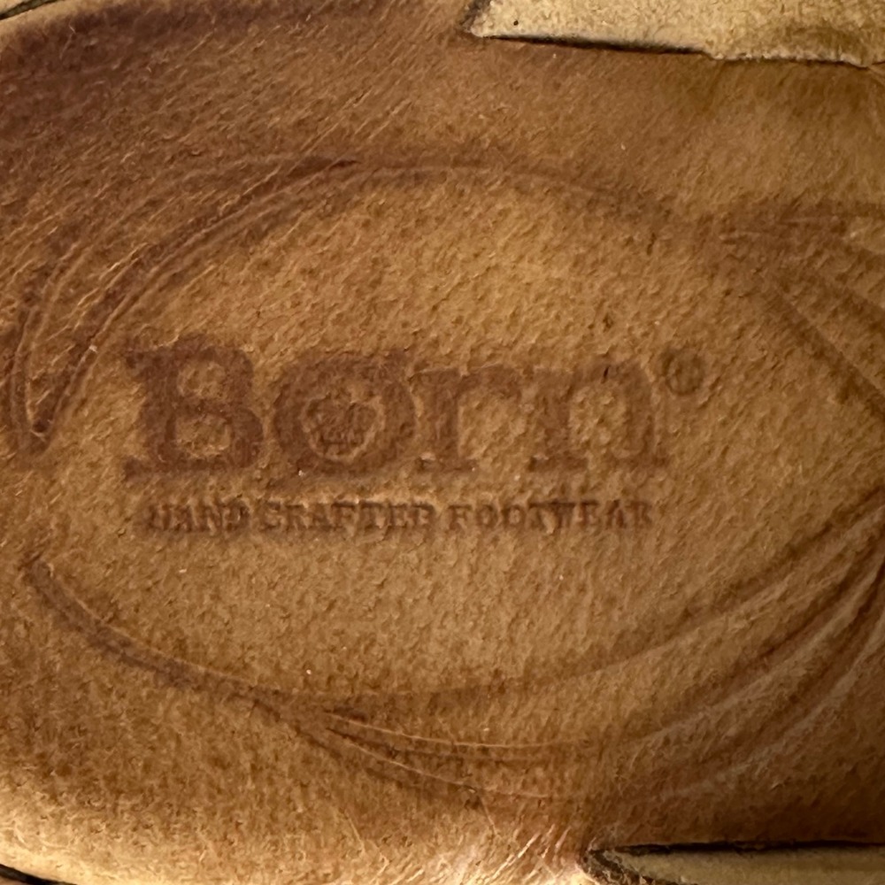 Born Women's Suede Leather Slide Sandals Size 8M Tan Brown BR0022037 NWOBox - Picture 9 of 15